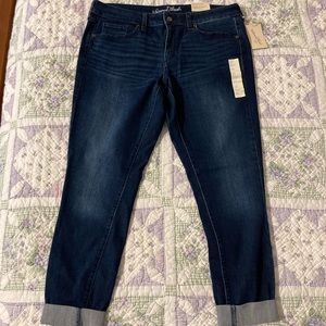 Womens Skinny Jean Dark Denim Wash